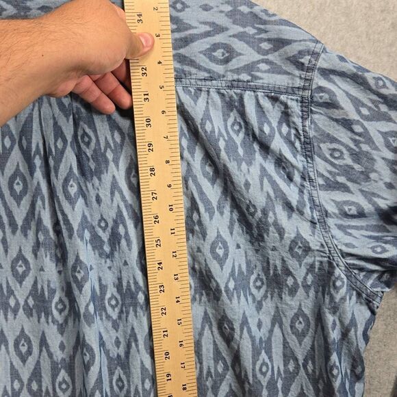 Territory Ahead Shirt Button Down Aztec Tribal Pattern 2XL Long Sleeve - Picture 9 of 10